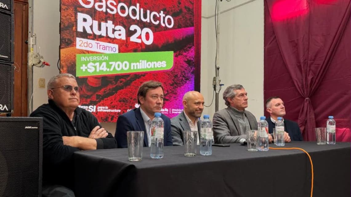 Nueve ofertas para construir la segunda etapa del Gasoducto de la Ruta Provincial Nº 20 - imagen de origen