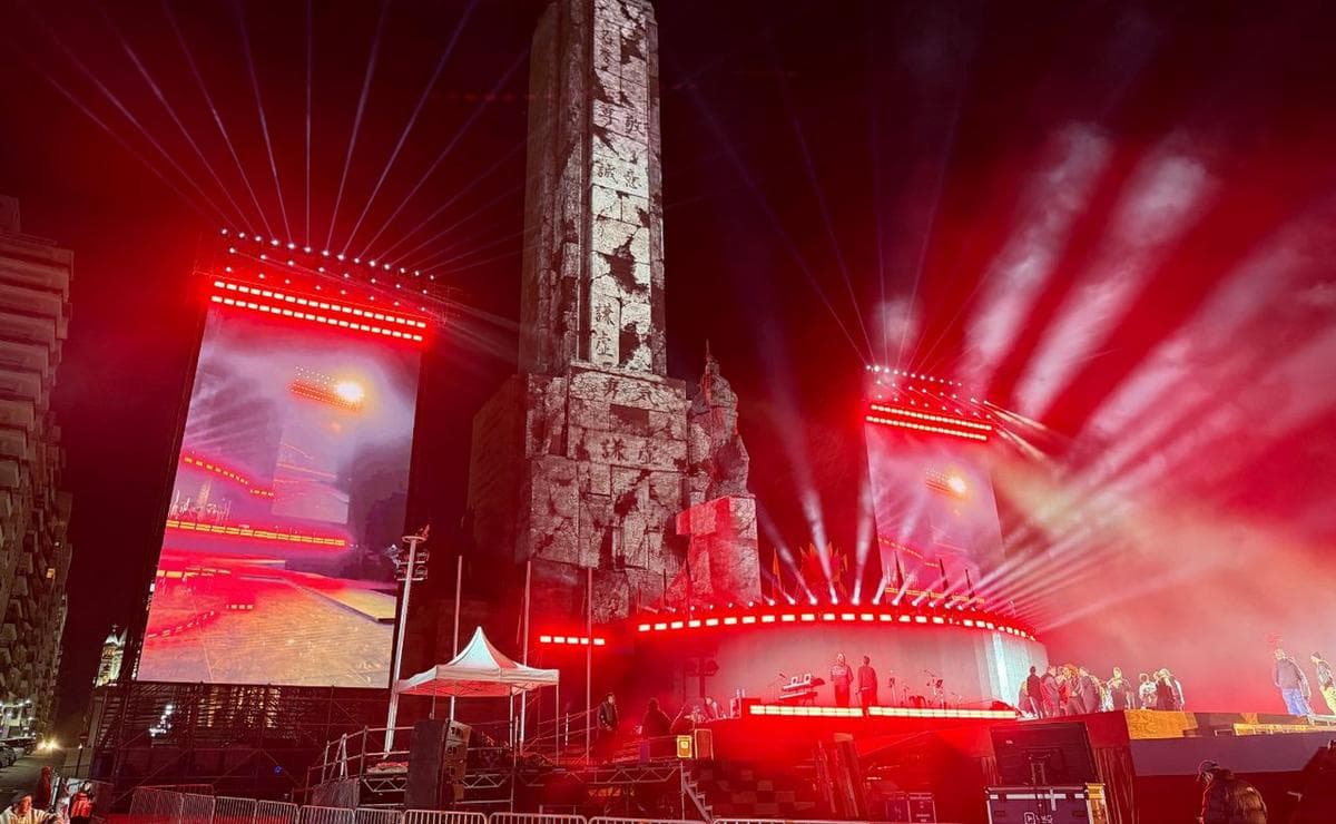 Juegos Suramericanos: el Monumento a la Bandera se llena de luces y ensayos para la apertura - imagen de origen
