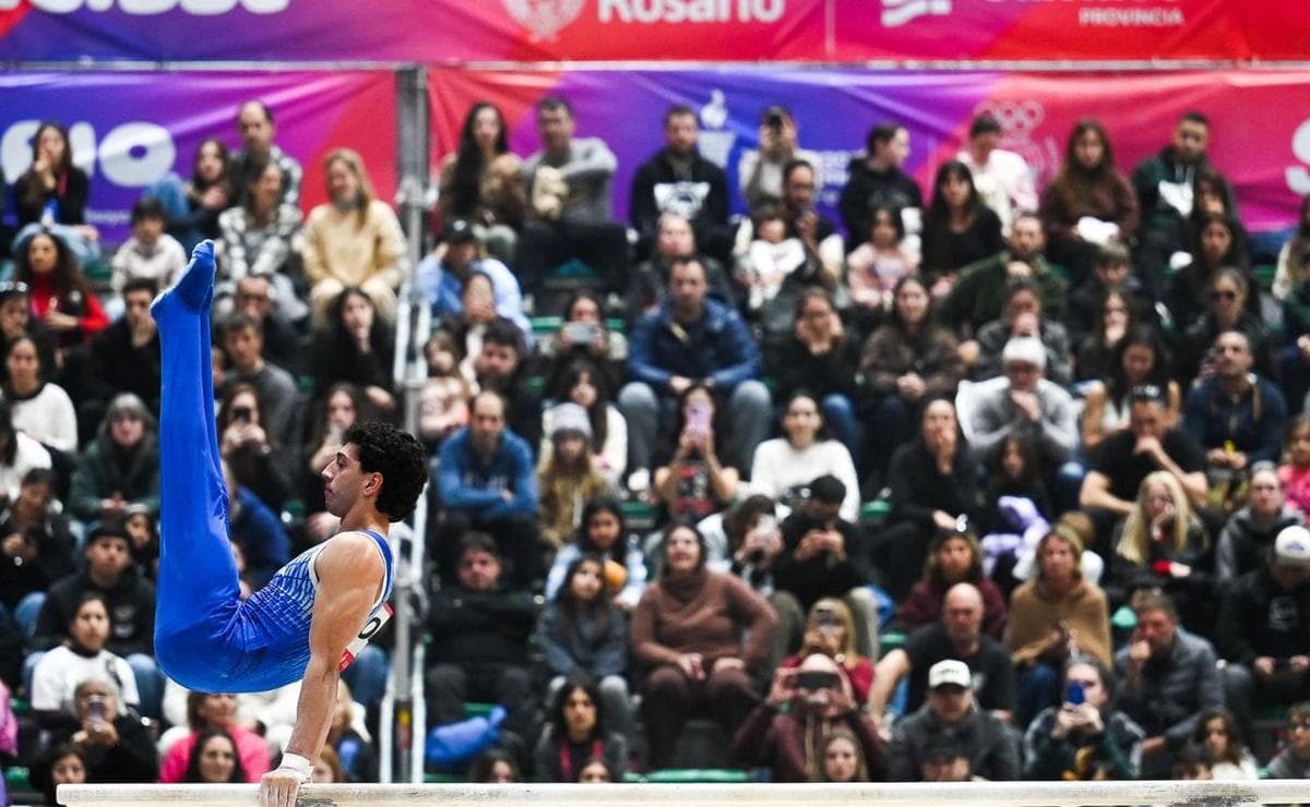 Rosario celebró su primera medalla en los Suramericanos con el bronce de Luca Alfieri - imagen de origen