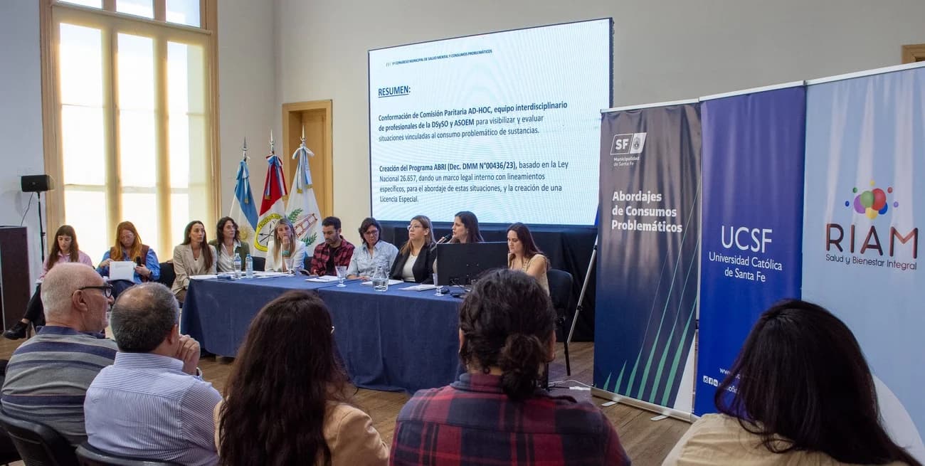 ASOEM presentó en un congreso de salud mental su experiencia de abordaje de consumos problemáticos - imagen de origen