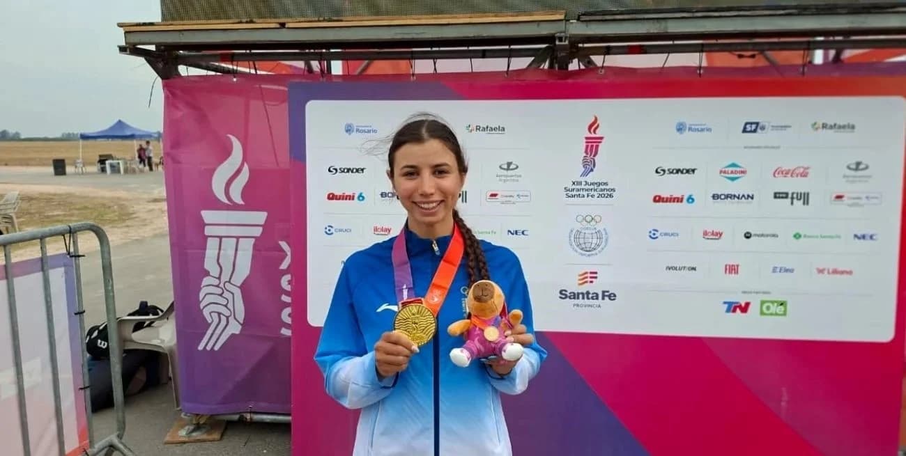 Julieta Benedetti, tras ganar el oro en ciclismo de ruta: “Fue mucho trabajo y estoy muy contenta” - imagen de origen