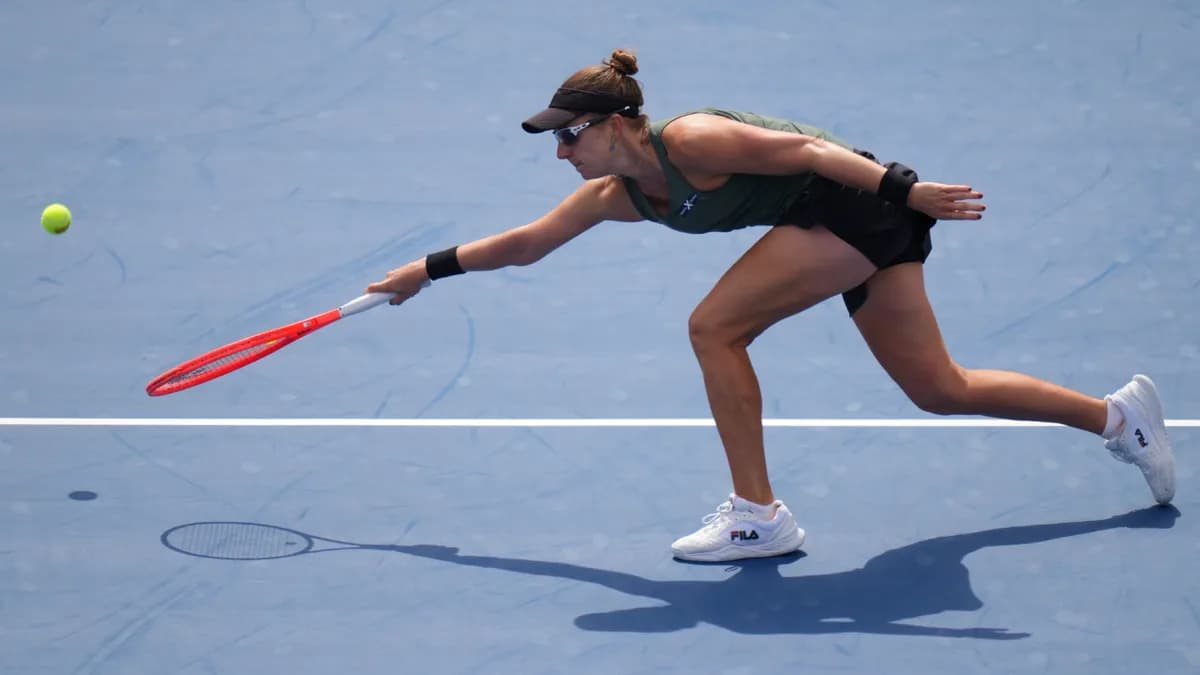 Nadia Podoroska perdió ante la misma rival que la privó de la final de Roland Garros 2020 - imagen de origen