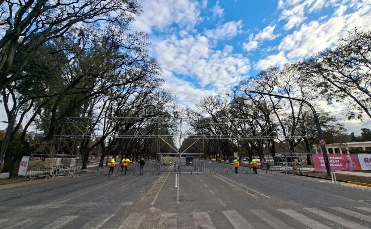 Cortes y desvíos vigentes en la zona del Parque Independencia por los Suramericanos - imagen de origen