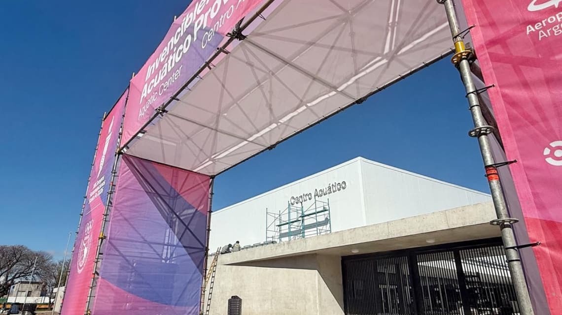 Invencible Centro Acuático: el nuevo escenario que Rosario estrena esta tarde, de cara a los Juegos Suramericanos - imagen de origen